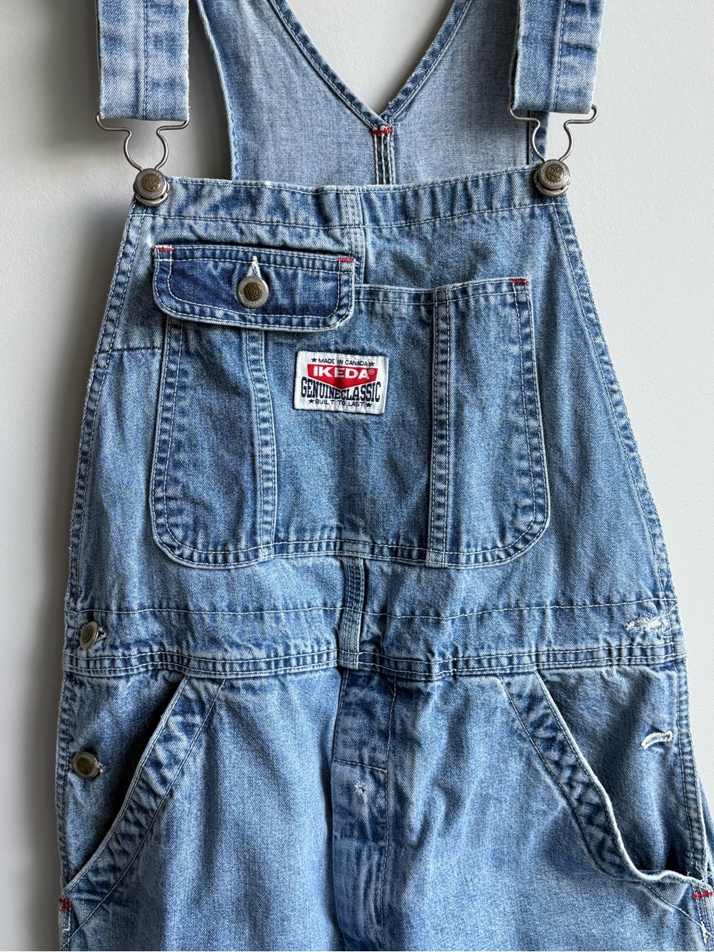 Ikeda Light Blue Denim Overalls